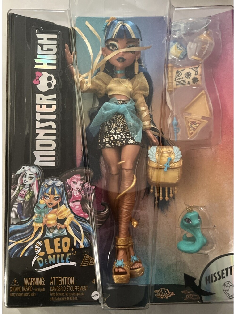 Monster High: Cleo De Nile Doll Includes Pet Cobra Hissette